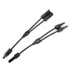 Jack kết nối phân nhánh chữ Y MC4 2 đầu ra 1