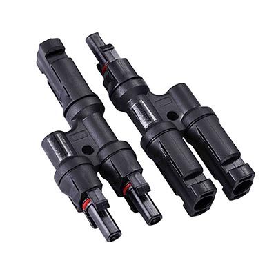 Cặp Đầu Nối MC4 Chữ T vào 2 ra 1 cho tấm pin