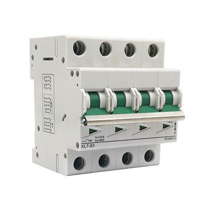 CB điện DC XL7-63 MCB 4P 20A-25A-32A